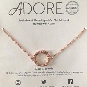 Adore Rose Gold Bracelet with Swarovski Crystals